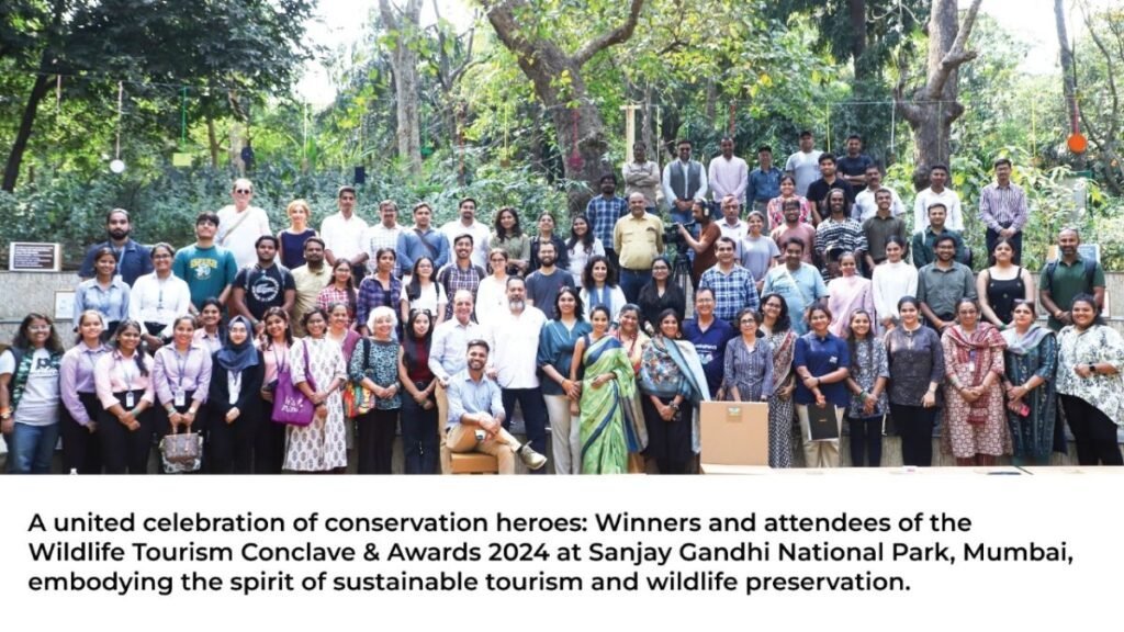 Setting a New Standard: Wildlife Tourism Conclave & Awards 2024 Celebrate Innovation and Sustainability in Collaboration with Maharashtra Tourism - Lifestyle - PNN Digital Setting a New Standard: Wildlife Tourism Conclave & Awards 2024 Celebrate Innovation and Sustainability in Collaboration with Maharashtra Tourism - New Delhi (India), March 16: The first-ever Wildlife Tourism Conclave and Awards, held from March 1st to March 3rd, 2024 marked a significant milestone in wildlife tourism and conservation. Organized by a consortium of Discover Wildlife Tourism World, DTORR, and Hello Experiences, with Maharashtra Tourism's backing, this groundbreaking event brought together over 500+ wildlife enthusiasts, professionals, and experts for three days of insightful discussions, presentations, and networking at the Amphitheatre, NIC, Sanjay Gandhi National Park. - PNN Digital