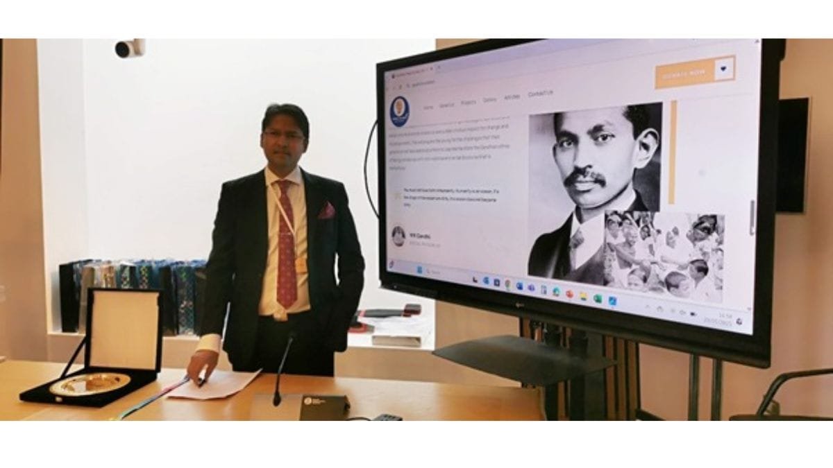 Gandhian Ethos Echoed in Scottish Parliament: Peace Society Celebrates Legacy and Progress