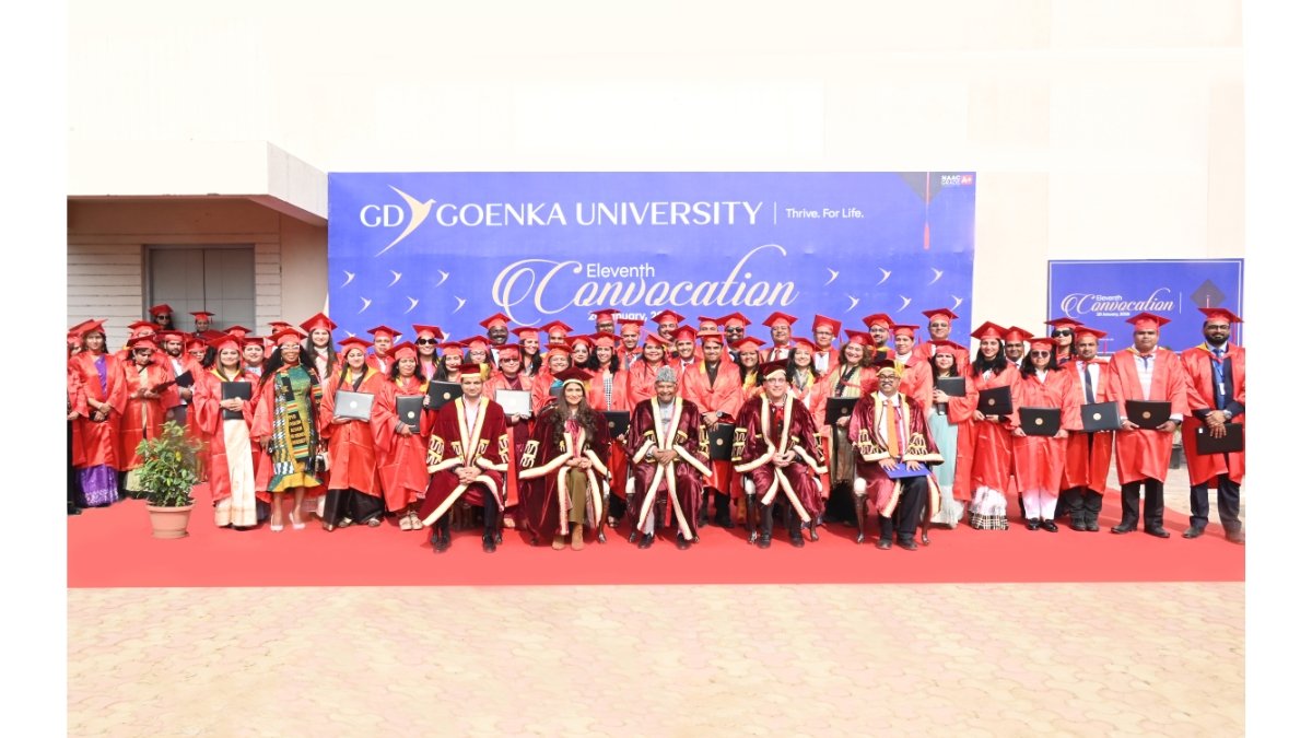 GD Goenka University Hosts Its 11th Convocation: Former President Shri Ram Nath Kovind Graces the Ceremony as Chief Guest
