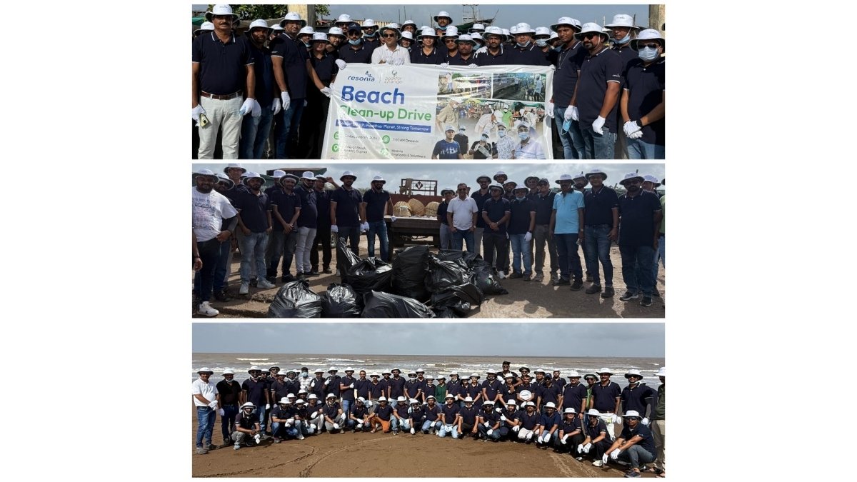 Khavda 4C Power Transmission Limited Marks World Environment Day with Major Beach Clean-Up Drive at Ubhrat; 1,500 Kg Waste Collected