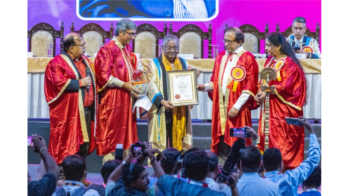 Techno India Group Confers Honorary Doctorate on Infinity Group CMD Ravindra Chamaria