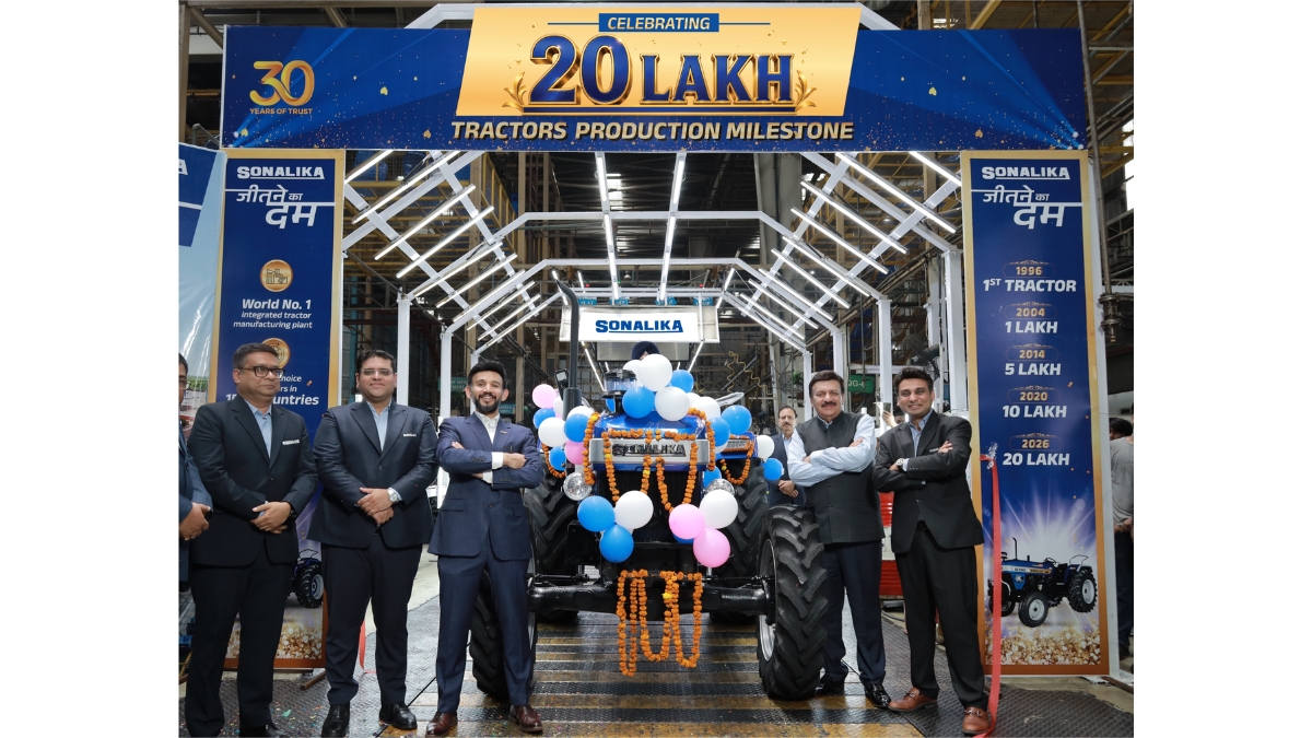 Sonalika Marks 30-Year Milestone with 20 Lakh Tractor Production at Hoshiarpur Manufacturing Plant