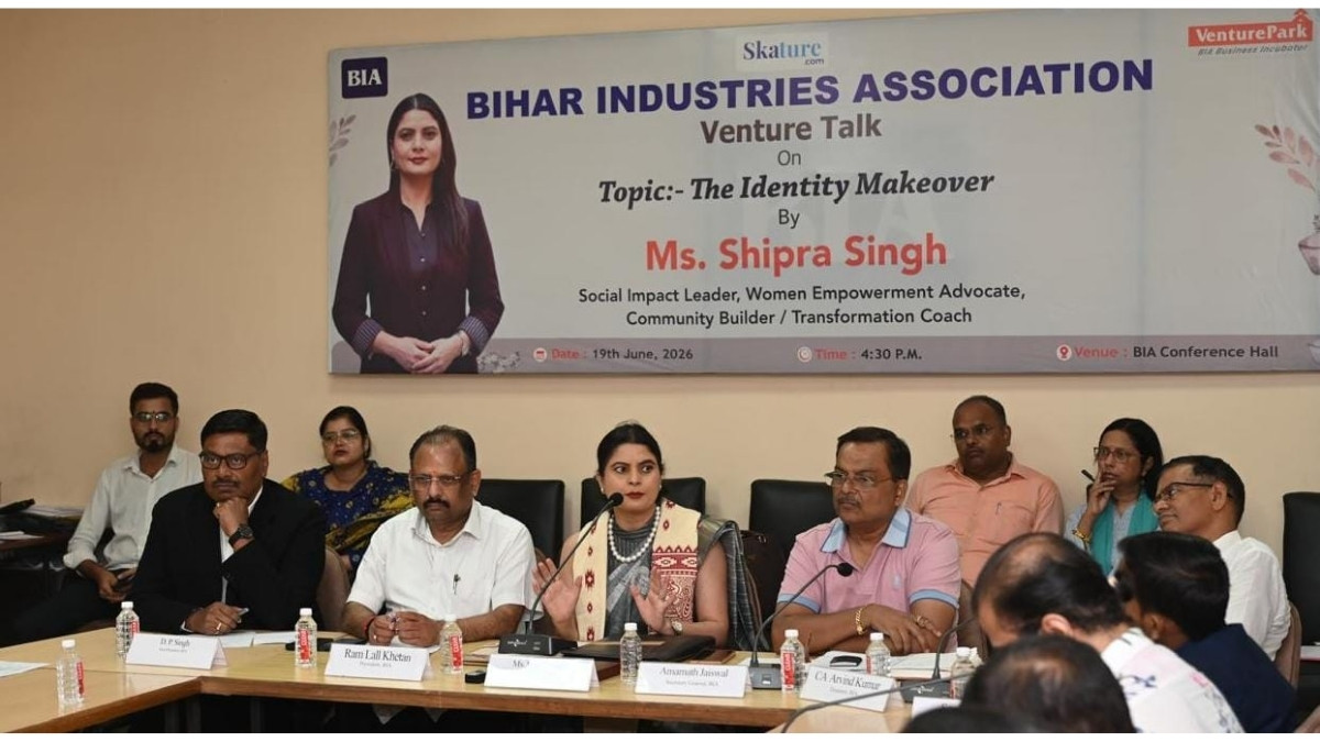 Mrs. Universe Creativity 2023 Shipra Singh Inspires Entrepreneurs and Business Leaders at Bihar Industries Association with Her Signature Program, “The Identity Makeover”