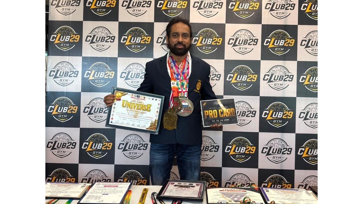 Ahmedabad’s Lalit Patel wins three gold medals at World Powerlifting Championships in Bangkok, two golds in bodybuilding