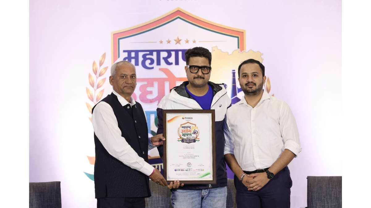 Mr. Balu Mane of Vasundhara Logistics Honoured for Excellence in Integrated Logistics & Supply Chain Solutions
