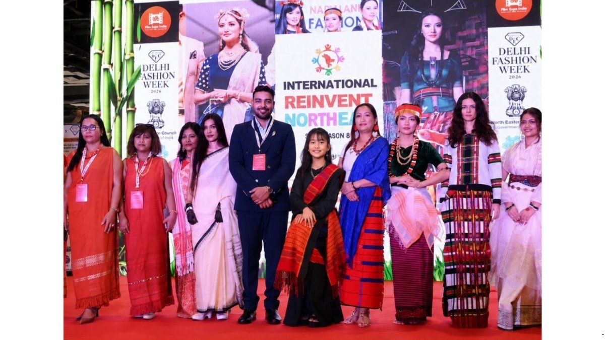 Sony TV Fame Tracy Chakma From Mizoram Walks As Showstopper For International Reinvent Northeast – 8 At Delhi Fashion Week 2026