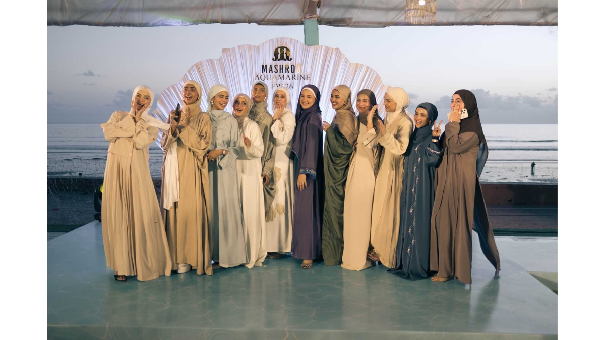Gauahar Khan unveils Mashroo’s Aquamarine FW’26 collection celebrating the modern woman’s take on modest fashion