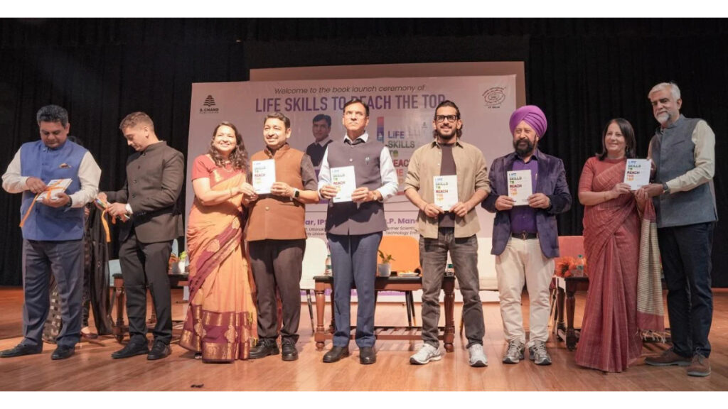 Union Minister for Sports Dr. Mansukh Mandaviya Launches the Book ‘Life Skills to Reach the Top’ at IIT Delhi in a Jam-Packed Auditorium